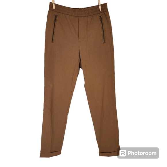 H&M Man Slim Fit Trouser Brown XS - Picture 1 of 7